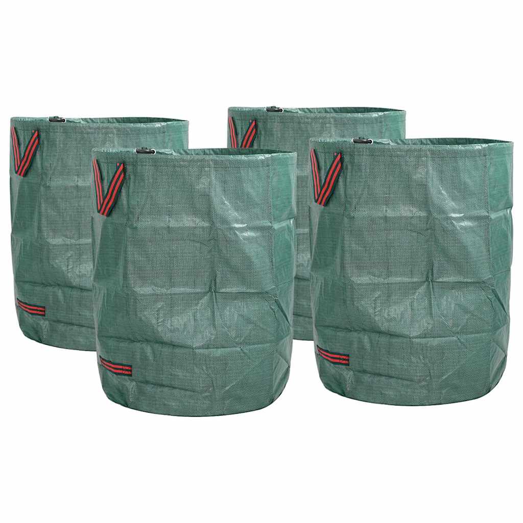 Σακούλες Σκουπιδιών Κήπου 4 pcs Πράσινο 66 x 66 x 83,5 εκ - Pakobazaar