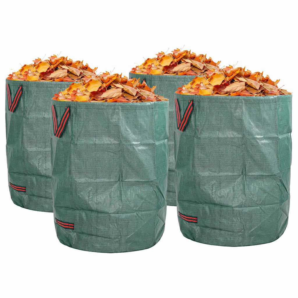 Σακούλες Σκουπιδιών Κήπου 4 pcs Πράσινο 66 x 66 x 83,5 εκ - Pakobazaar