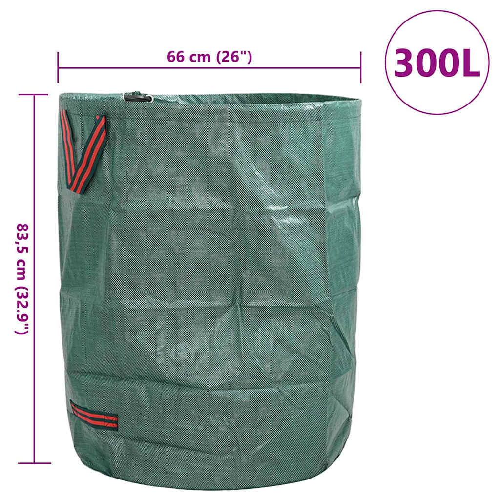 Σακούλες Σκουπιδιών Κήπου 4 pcs Πράσινο 66 x 66 x 83,5 εκ - Pakobazaar