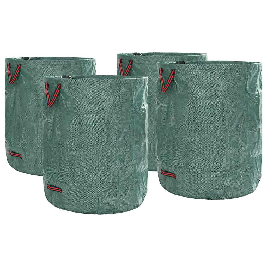 Σακούλες Σκουπιδιών Κήπου 4 pcs Πράσινο 79 x 79 x 99,5 εκ