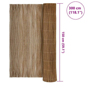 Φράκτης Ιτιάς Φυσικό 150 x 300 cm Ιτιά - Pakobazaar