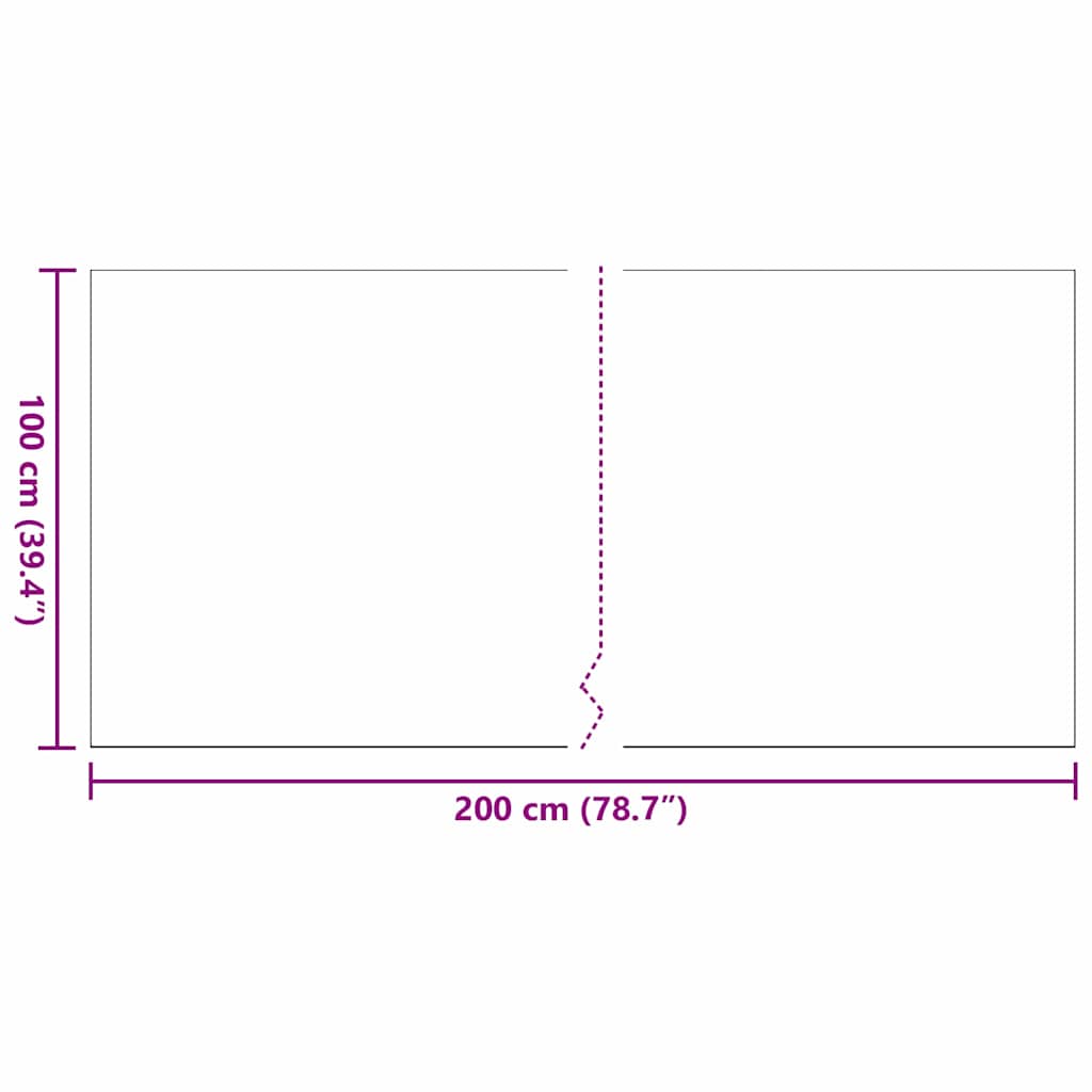 Τεχνητό γρασίδι 200 x 100 x 4 εκ. Πολυπροπυλένιο - Pakobazaar