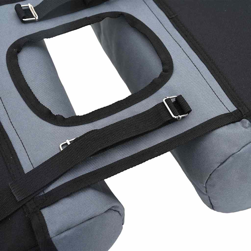 Τσάντα Ποδηλάτου Γκρι και Μαύρο 31.5 x 15.5 x 40 εκ Πολυεστέρας