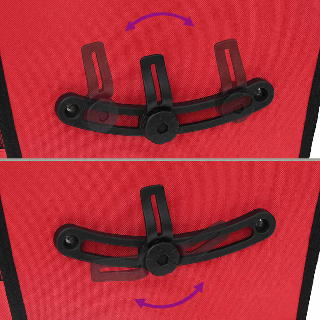 Τσάντα Ποδηλάτου Κόκκινο 34 x 16 x 59 εκ. Πολυεστέρας