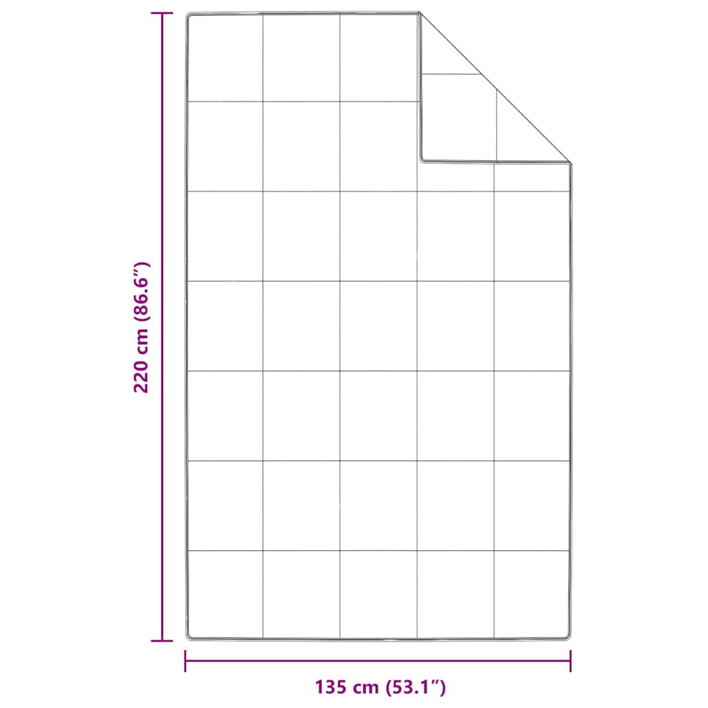 Καλοκαιρινό Παπλωματοθήκη Λευκό 135 x 220 εκ. Φτερό - Pakobazaar