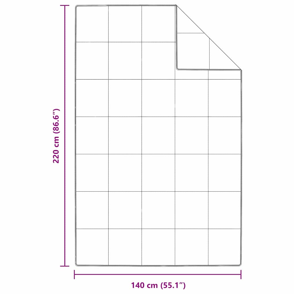 Καλοκαιρινό Παπλωματοθήκη Λευκό 140 x 220 cm Φτερό