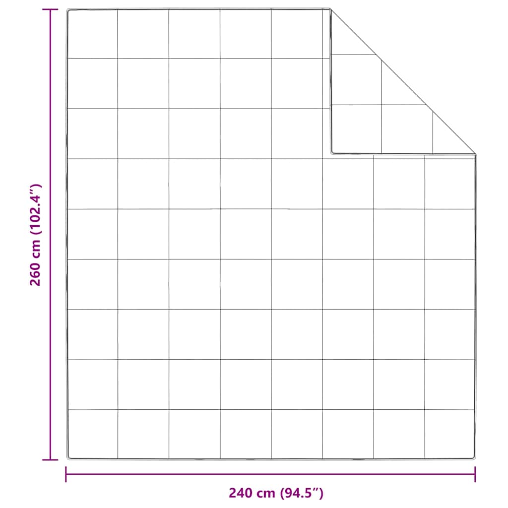 Καλοκαιρινό Παπλωματοθήκη Λευκό 240 x 260 εκ. Φτερό