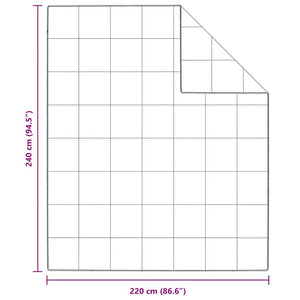 Πάπλωμα Λευκό 240 x 220 cm Φτερό - Pakobazaar
