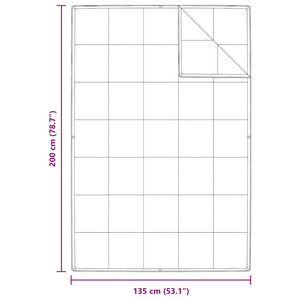 Κουβέρτα 2 σε 1 Λευκό 135 x 200 cm Φτερό