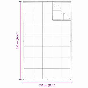 Κουβέρτα 2 σε 1 Λευκό 135 x 220 εκ. Φτερό