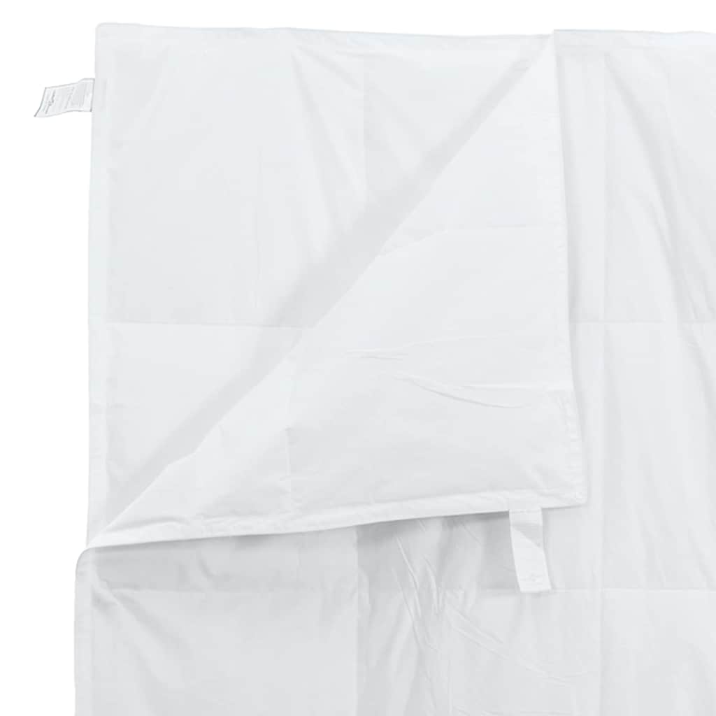 Κουβέρτα 2 σε 1 Λευκό 140 x 220 cm Φτερό