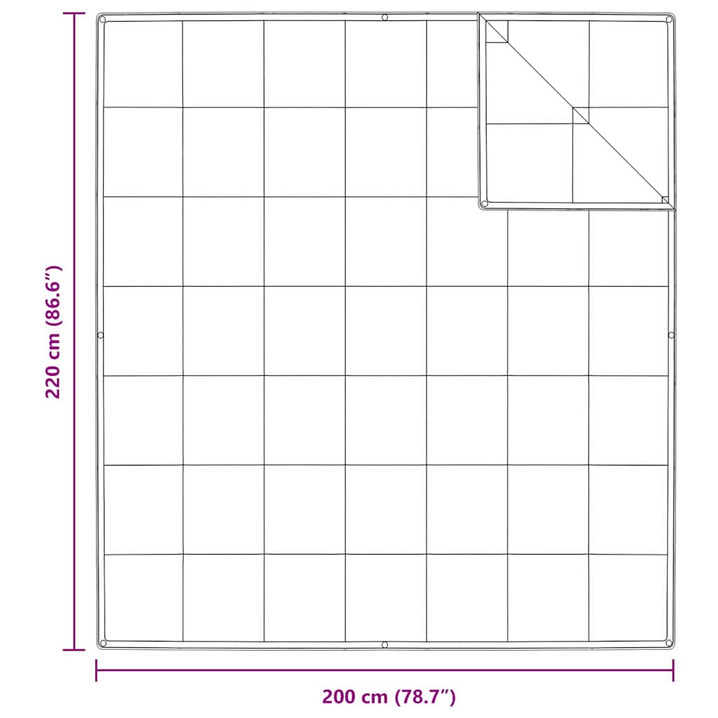 Κουβέρτα 2 σε 1 Λευκό 200 x 220 cm Φτερό