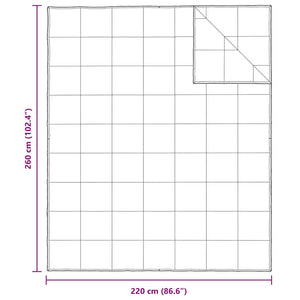 Κουβέρτα 2 σε 1 Λευκό 260 x 220 εκ. Φτερό