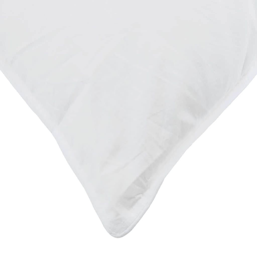 Μαξιλάρι με μαξιλάρι 2 pcs Λευκό 30 x 50 cm Φτερό