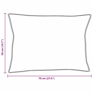Μαξιλάρι με μαξιλάρι 2 pcs Λευκό 50 x 70 cm Φτερό - Pakobazaar