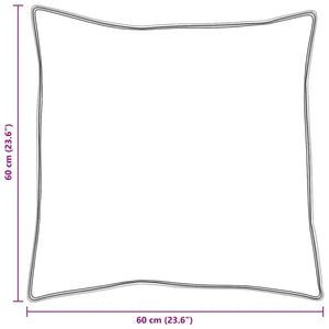 Μαξιλάρι 2 τμχ. 60 x 60 cm Φτερό Λευκό