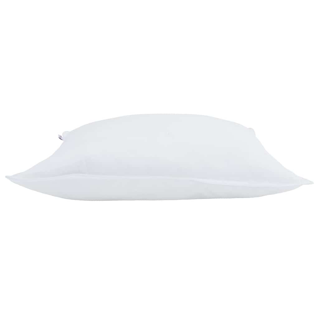 Μαξιλάρι με μαξιλάρι 2 pcs Λευκό 80 x 80 cm Φτερό - Pakobazaar