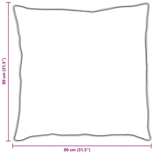 Μαξιλάρι 2 τμχ. 80 x 80 cm Βαμβάκι Λευκό