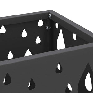 Σχέδιο & βάση αποθήκευσης Μαύρο 15,5 x 15,5 x 49 εκ Μέταλλο - Pakobazaar