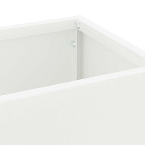 Σχέδιο & βάση αποθήκευσης Λευκό 15,5 x 15,5 x 49 εκ Μέταλλο - Pakobazaar
