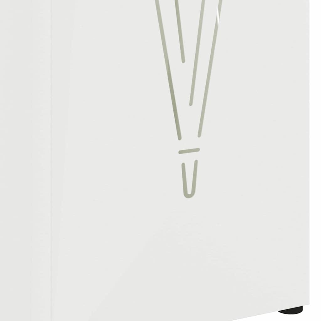 Σχέδιο & βάση αποθήκευσης Λευκό 15,5 x 15,5 x 49 εκ Μέταλλο