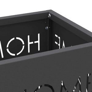 Βάση ομπρέλας βροχής Μαύρο 15,5 x 15,5 x 49 εκ Ατσάλι
