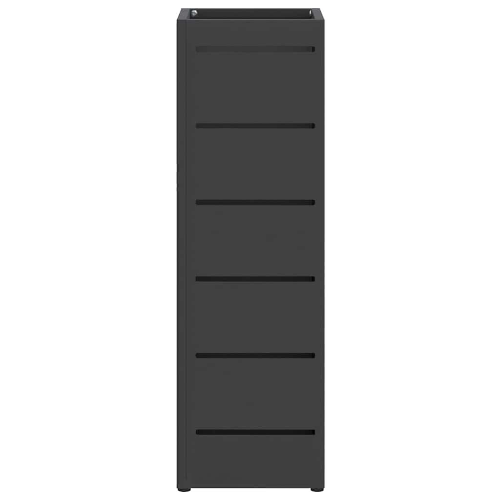 Σχέδιο & βάση αποθήκευσης Μαύρο 15,5 x 15,5 x 49 εκ Μέταλλο - Pakobazaar