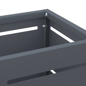 Βάση ομπρέλας βροχής Ανθρακί 15,5 x 15,5 x 49 εκ Ατσάλι