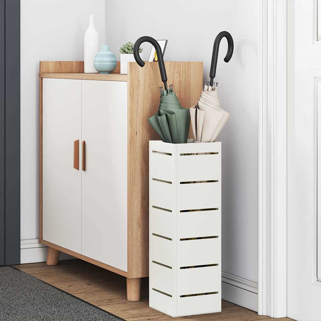 Σχέδιο & βάση αποθήκευσης Λευκό 15,5 x 15,5 x 49 εκ Ατσάλι - Pakobazaar