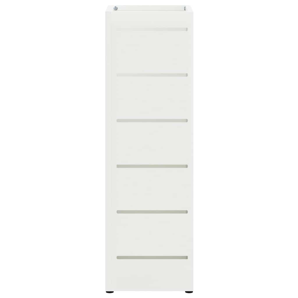 Σχέδιο & βάση αποθήκευσης Λευκό 15,5 x 15,5 x 49 εκ Ατσάλι - Pakobazaar