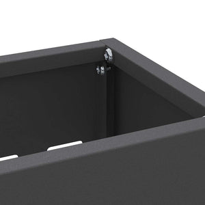 Βάση ομπρέλας βροχής Μαύρο 28 x 12 x 41 εκ Ατσάλι