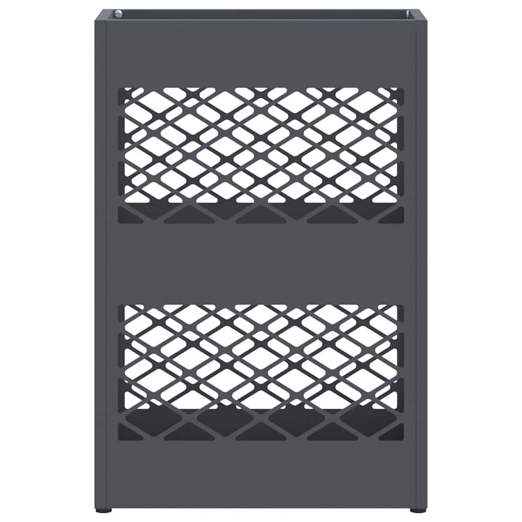 Σχέδιο & βάση αποθήκευσης Ανθρακί 28 x 12 x 41 εκ Ατσάλι - Pakobazaar