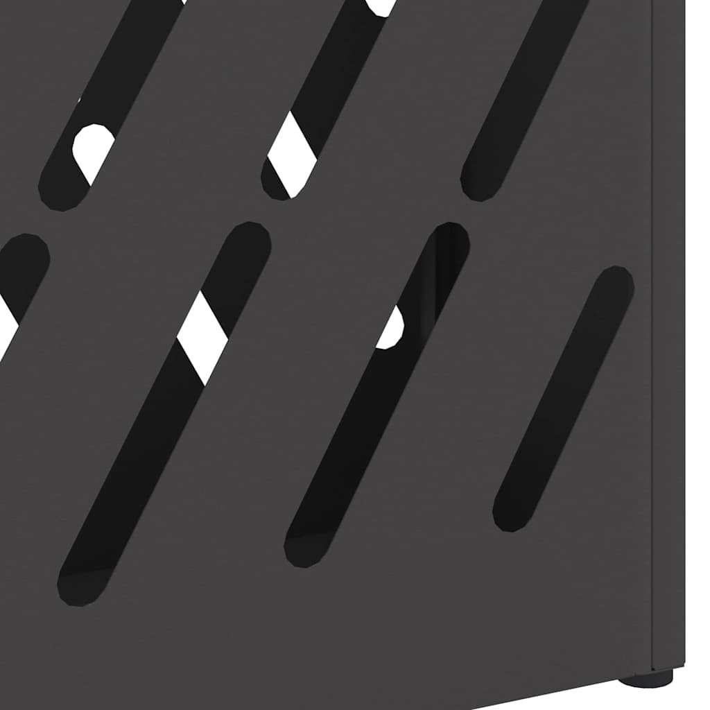 Σχέδιο & βάση αποθήκευσης Μαύρο 28 x 12 x 41 εκ Ατσάλι - Pakobazaar