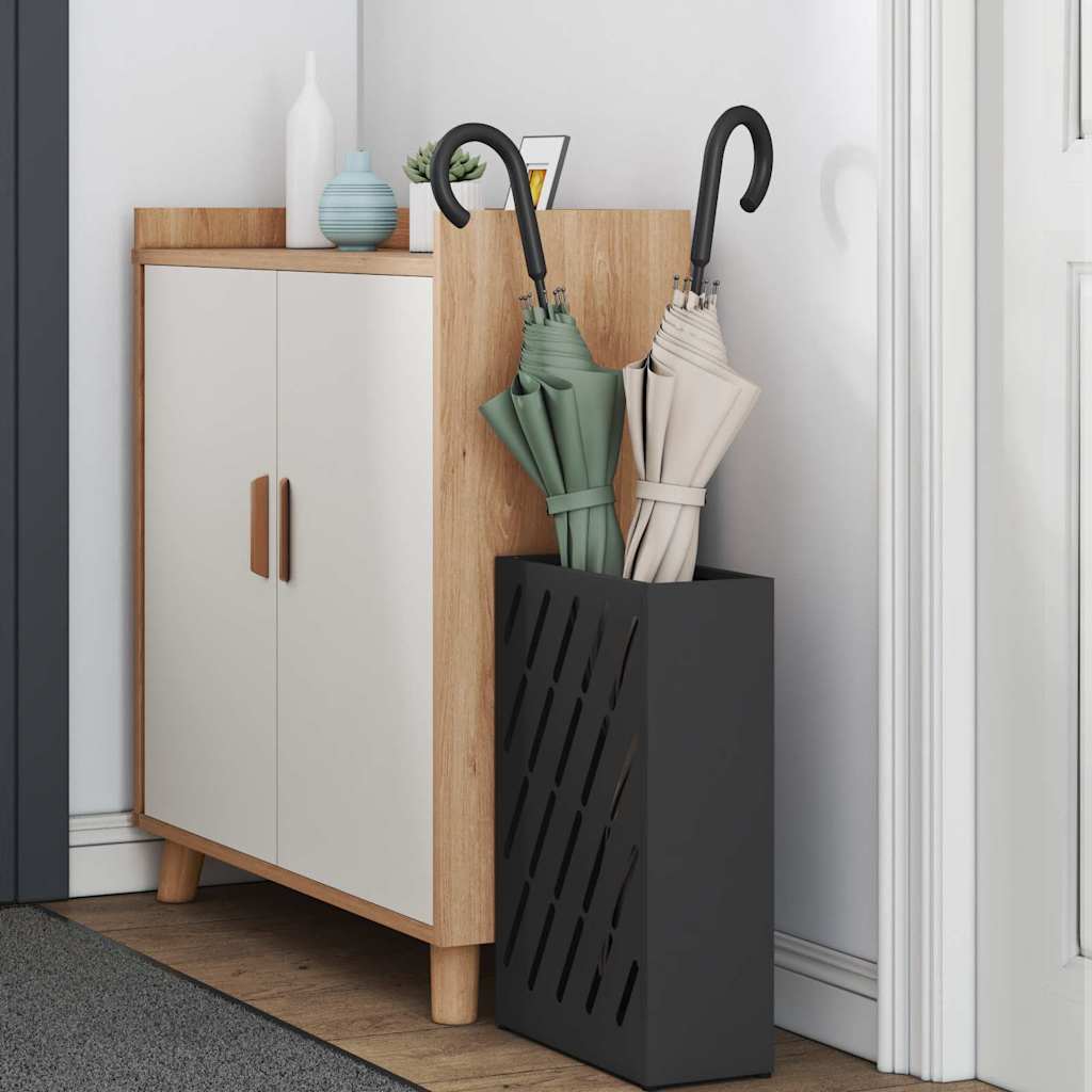 Σχέδιο & βάση αποθήκευσης Μαύρο 28 x 12 x 41 εκ Ατσάλι - Pakobazaar