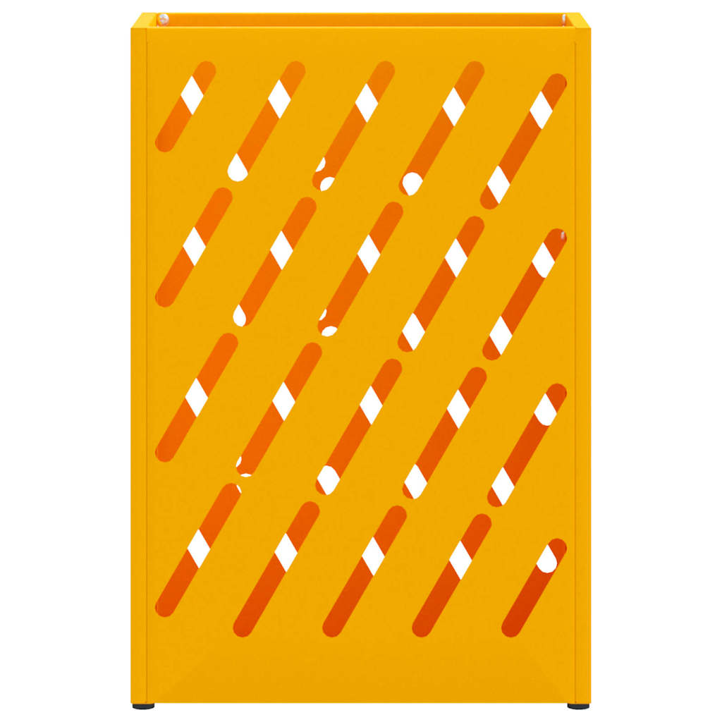 Σχέδιο & βάση αποθήκευσης κίτρινο μουσταρδί 28 x 12 x 41 εκ