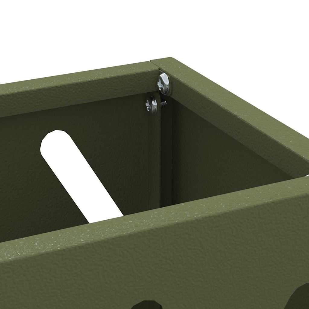 Σχέδιο & βάση αποθήκευσης Λαδί 28 x 12 x 41 εκ Ατσάλι - Pakobazaar