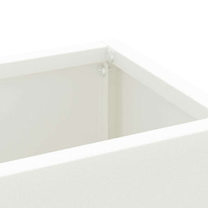 Σχέδιο & βάση αποθήκευσης Λευκό 28 x 12 x 41 εκ Ατσάλι - Pakobazaar