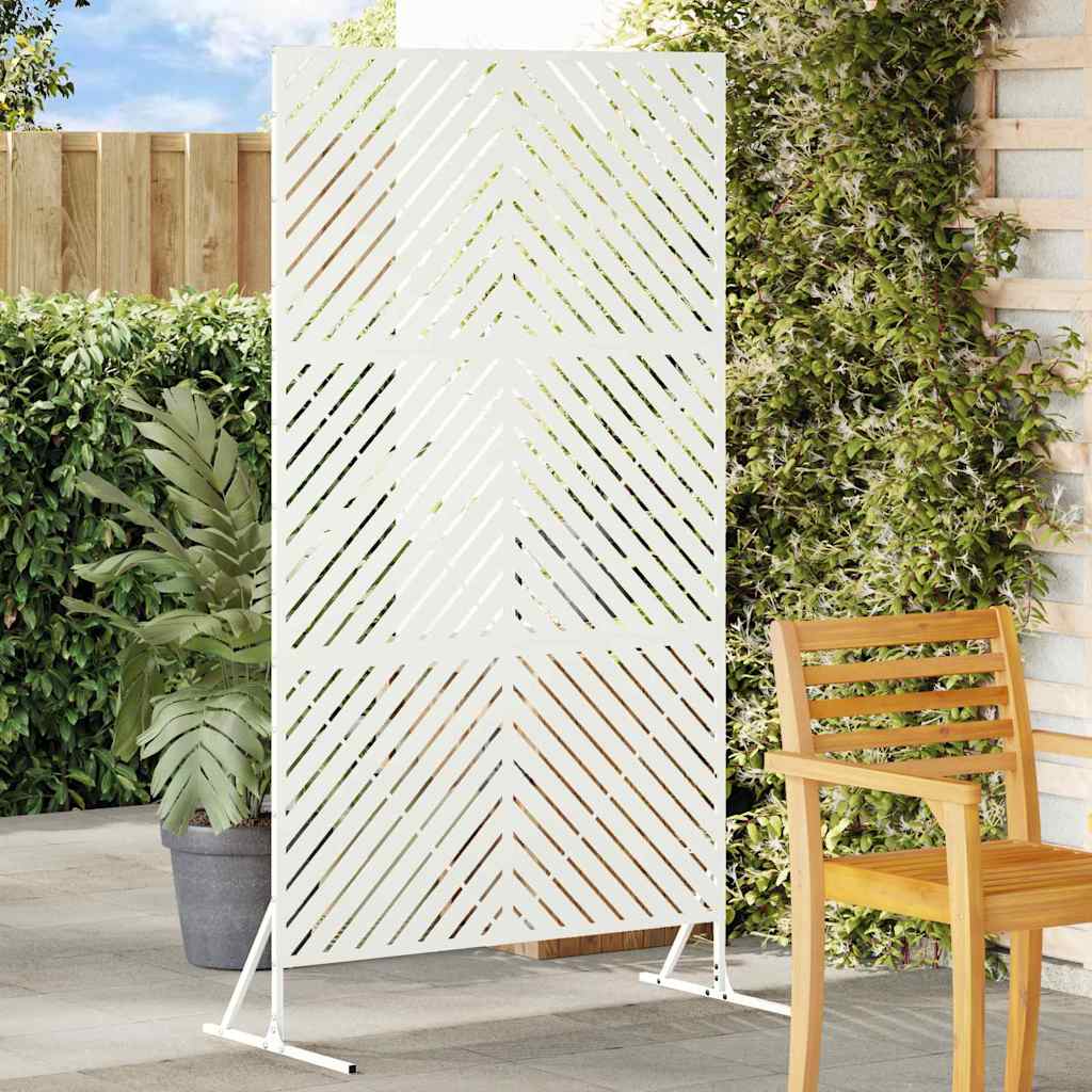 Οθόνη Ιδιωτικότητας Λευκό 100 x 50 x 180 εκ. Ατσάλι - Pakobazaar