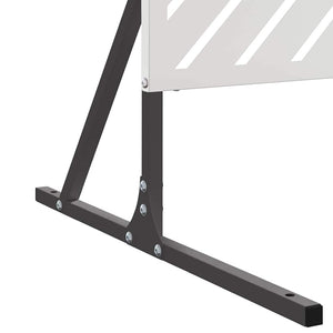 Οθόνη Ιδιωτικότητας Γκρι 100 x 50 x 180 εκ. Ατσάλι - Pakobazaar