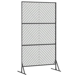 Οθόνη Ιδιωτικότητας Γκρι 100 x 50 x 180 εκ. Ατσάλι - Pakobazaar