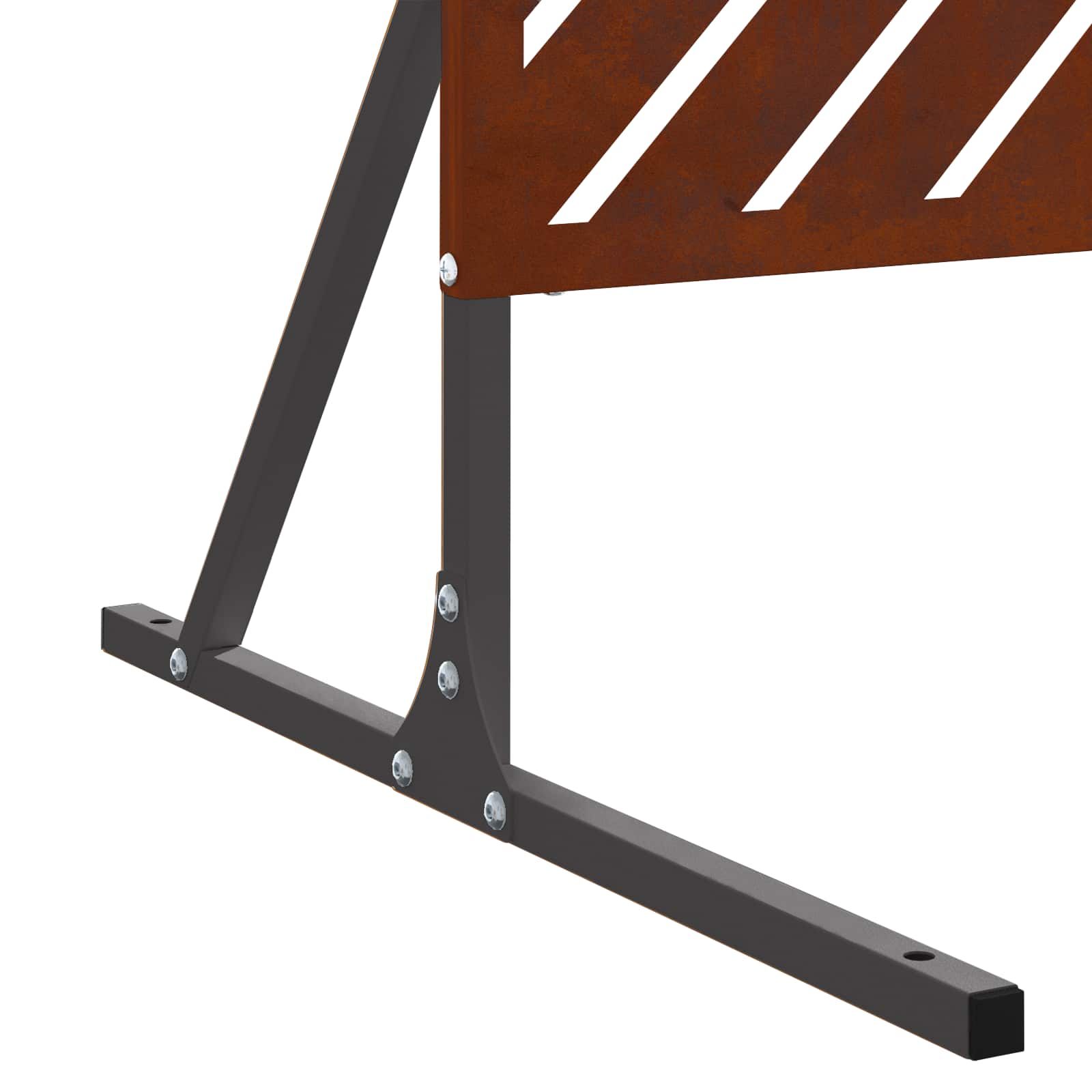 Οθόνη Ιδιωτικότητας Γκρι 100 x 50 x 180 εκ. Ατσάλι - Pakobazaar