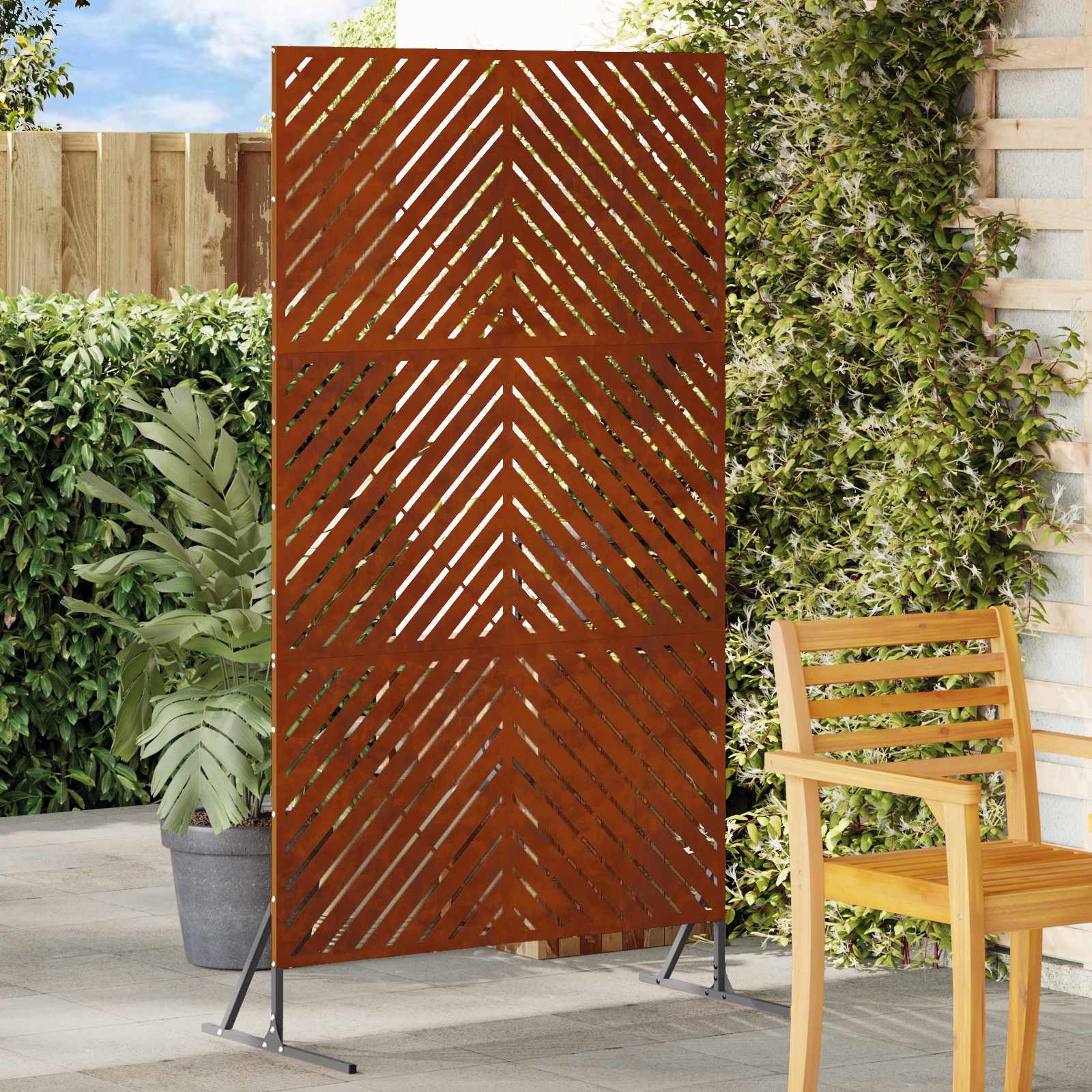 Οθόνη Ιδιωτικότητας Γκρι 100 x 50 x 180 εκ. Ατσάλι - Pakobazaar
