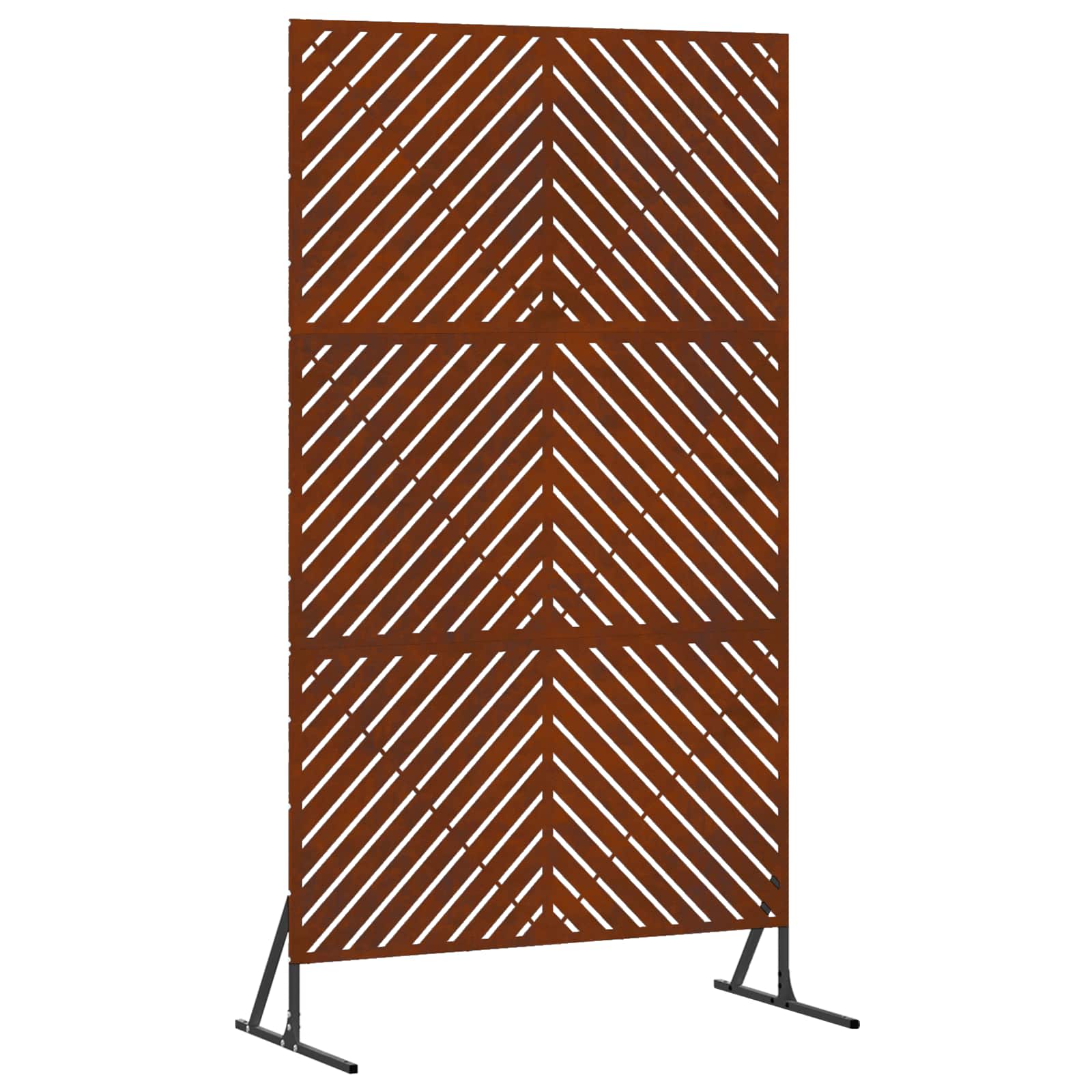 Οθόνη Ιδιωτικότητας Γκρι 100 x 50 x 180 εκ. Ατσάλι - Pakobazaar