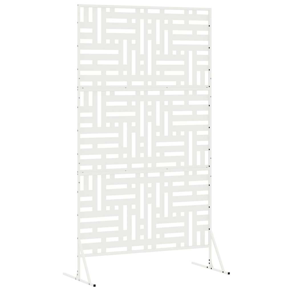 Οθόνη Ιδιωτικότητας Λευκό 100 x 50 x 180 εκ. Ατσάλι - Pakobazaar