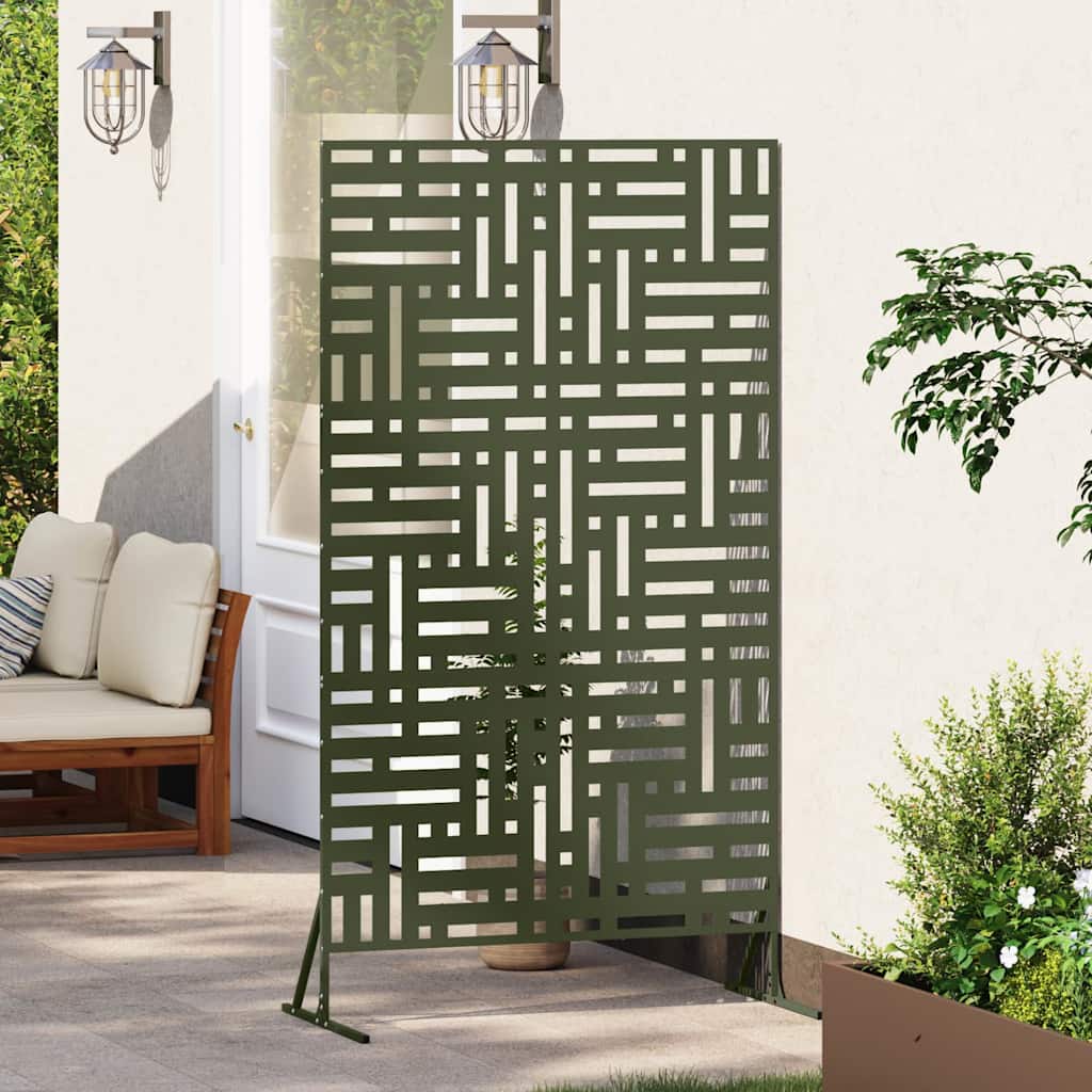 Οθόνη Ιδιωτικότητας Ελιά 100 x 50 x 180 εκ. Ατσάλι - Pakobazaar