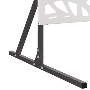 Οθόνη Ιδιωτικότητας Γκρι 100 x 50 x 180 εκ. Ατσάλι - Pakobazaar