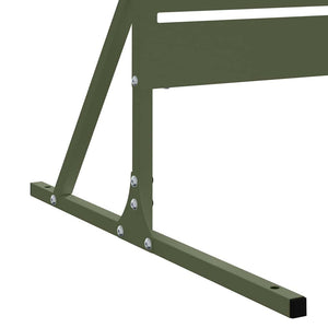 Οθόνη Ιδιωτικότητας Ελιά 100 x 50 x 180 εκ. Ατσάλι - Pakobazaar
