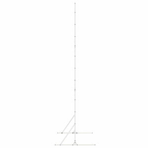 Οθόνη Ιδιωτικότητας Λευκό 100 x 50 x 180 εκ. Ατσάλι - Pakobazaar