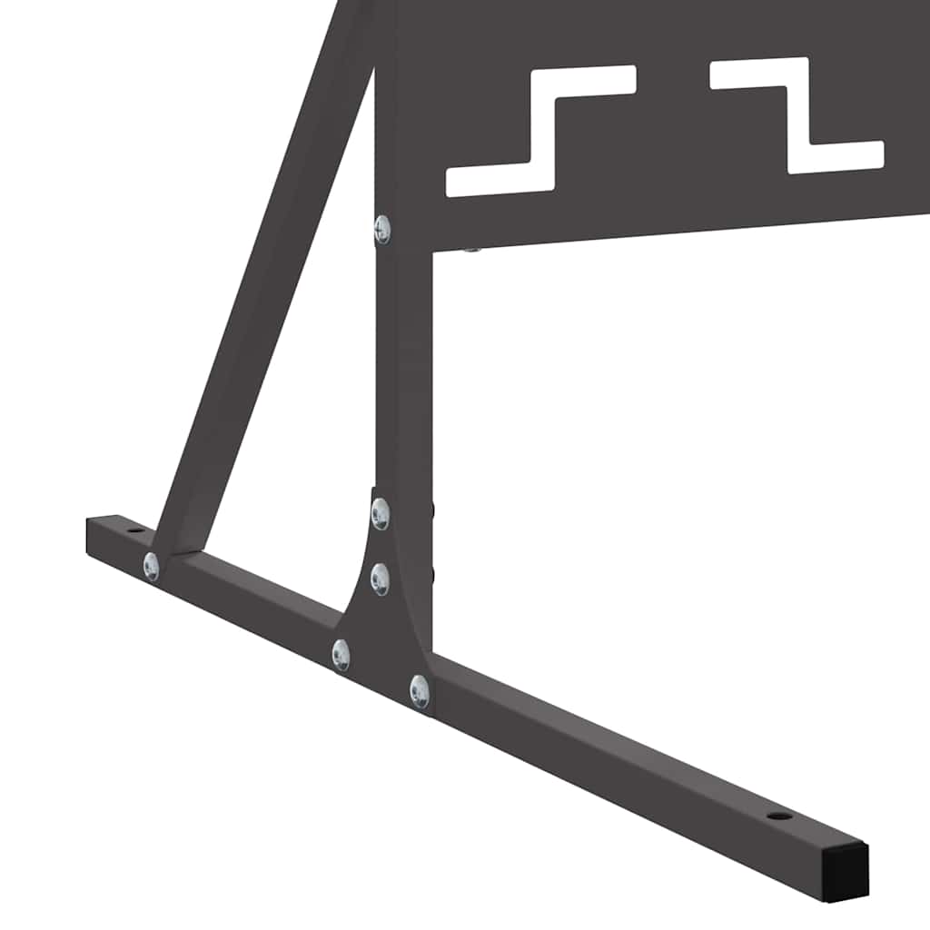 Οθόνη Ιδιωτικότητας Μαύρο 100 x 50 x 180 εκ. Ατσάλι