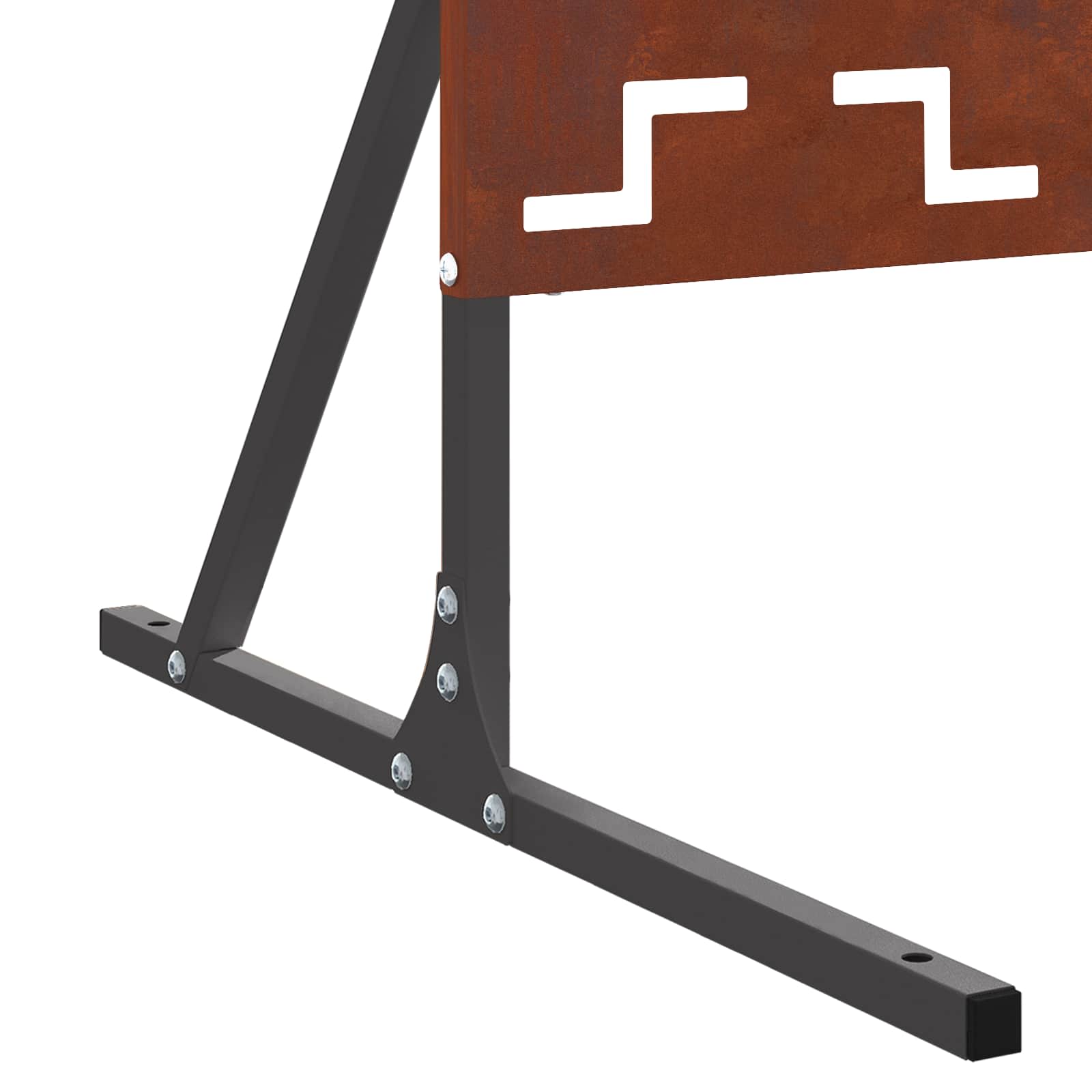 Οθόνη Ιδιωτικότητας 100 x 50 x 180 εκ. Σκ rusty